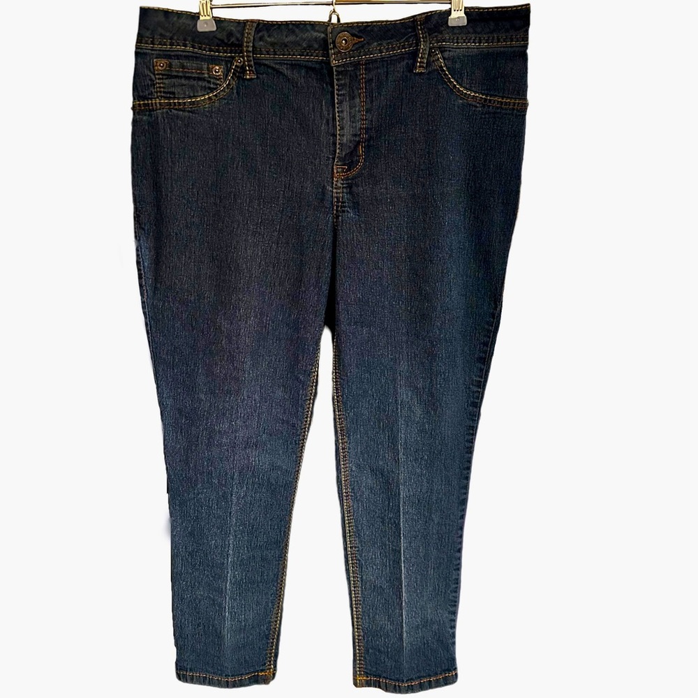 BONGO Ankle Cropped Stretch Skinny Jean Size 18W